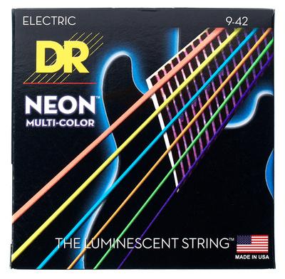 DR Strings Neon Multi NMCE-9