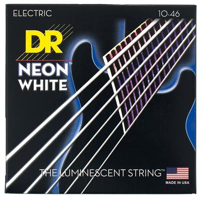DR Strings Neon White NWE-10