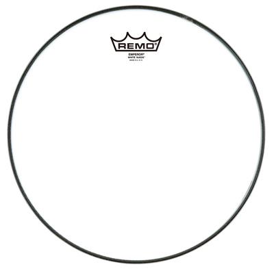 Remo 12" Emperor White Suede"