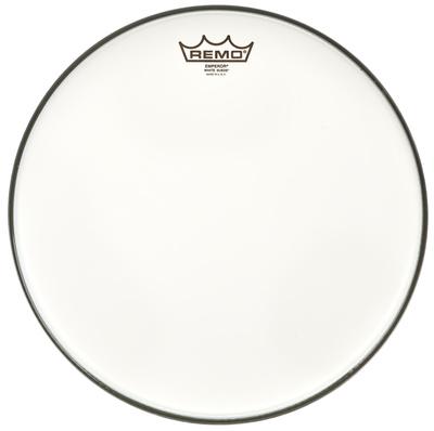 Remo 13" Emperor White Suede"