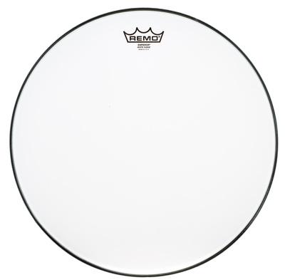 Remo 16" Emperor White Suede"