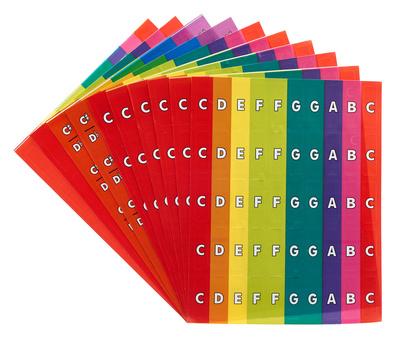 Boomwhackers Chroma-Notes Stick-Ons