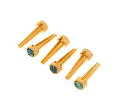 dAndrea Bridge Pins Solid BrassAbalone