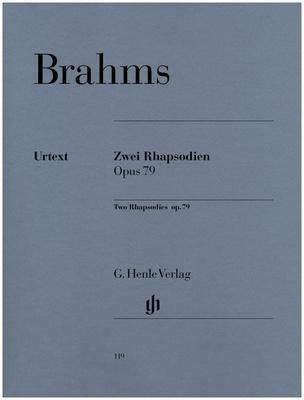 Henle Verlag Brahms Zwei Rhapsodien op.79