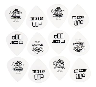 Dunlop Tortex Jazz III White 0,88
