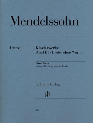 Henle Verlag Mendelssohn Lieder ohne Worte