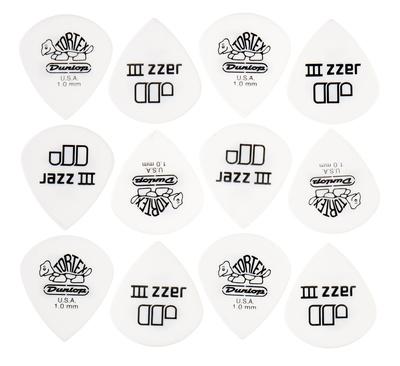 Dunlop Tortex Jazz III White 1,00