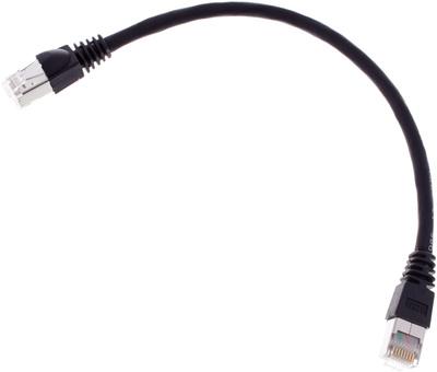 Telegärtner CAT6A Patchkabel 0,25m, sw