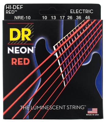 DR Strings Neon Red NRE-10