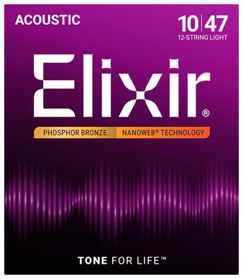 Elixir Nanoweb Light 12 Str. Phosphor