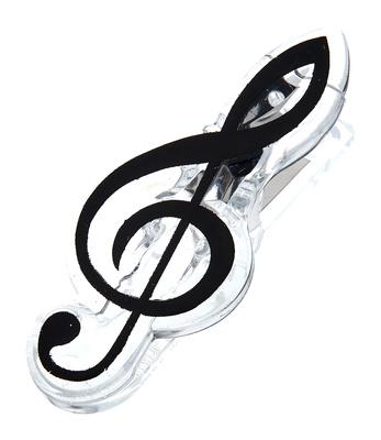 agifty Music Clip Violin Clef Black
