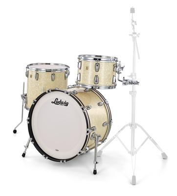 Ludwig Classic Maple Fab 22 Vint. Wh.