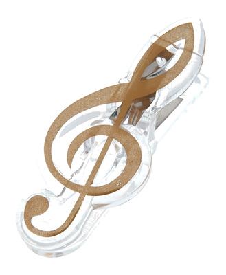 agifty Music Clip Violin Clef Gold