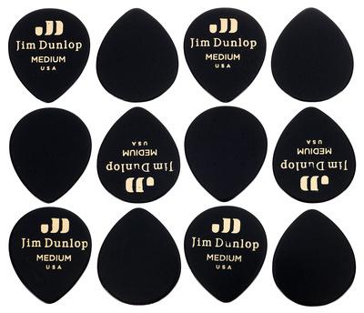 Dunlop Celluloid Teardrop Med. BK