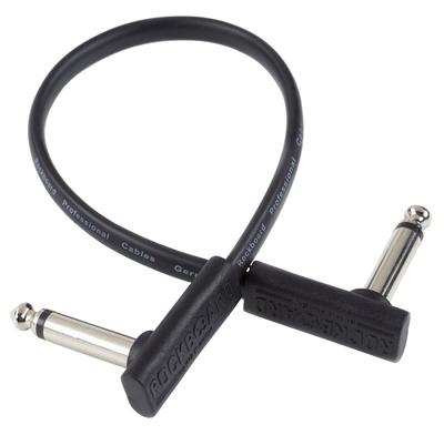 Rockboard Flat Patch Cable Black 10 cm