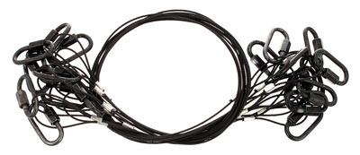 Stairville Safety Set 60cm/1,5mm Bk 10pcs