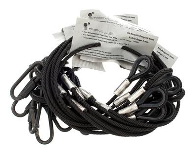 Stairville Safety Set 60cm/4mm Bk 10pcs