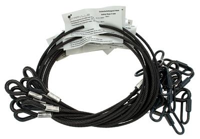Stairville Safety Set 80cm/4mm Bk 10pcs