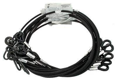 Stairville Safety Set 120cm/6mm Bk 10pcs
