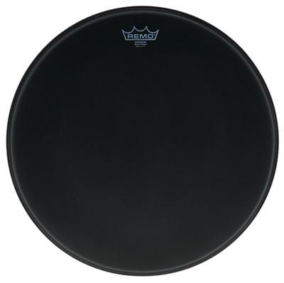 Remo 18" Emperor Black Suede"