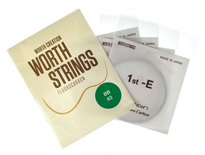 Worth Strings B-B Baritone Ukulele Set