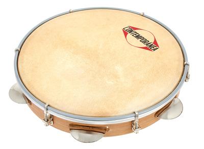 Contemporanea 10" Pandeiro Wood Real Skin"