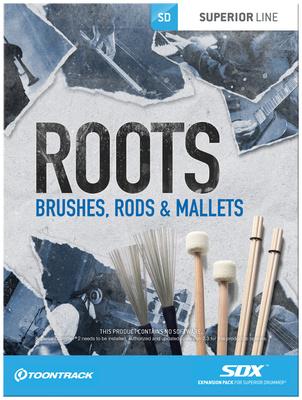 Toontrack SDX Roots-Brushes, Rods & Mal.