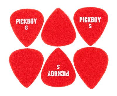 Pickboy Felt Raindrop Red Soft Pick S