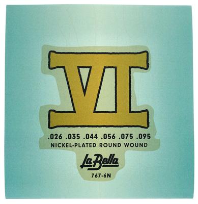 La Bella 767-6N Bass VI