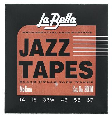 La Bella 800M Jazz Black Nylon M