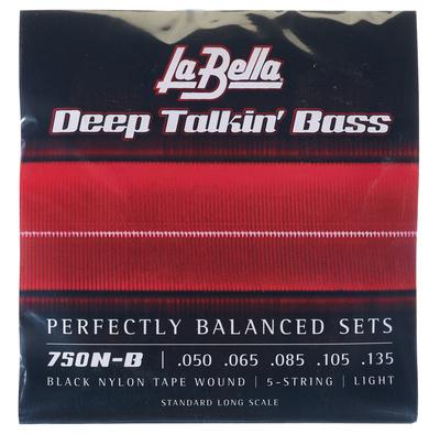 La Bella 750N-B Black Nylon L