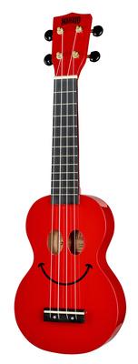Mahalo Smiley Ukulele Red
