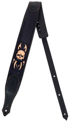 Minotaur Hand Tooled Skull Guitar Strap