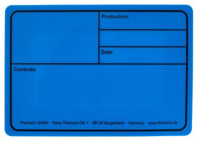 Stairville Tourlabel 177x127mm Blue