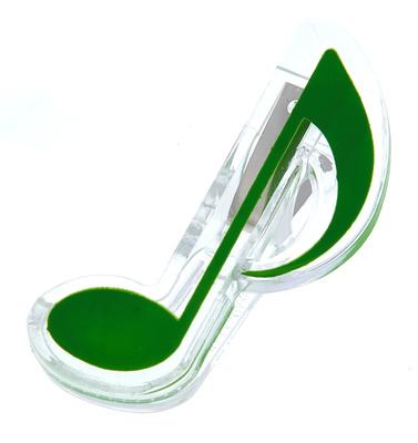 agifty Music Clip Eight Note Green