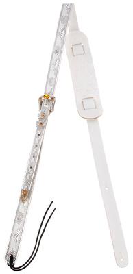 Gretsch Leather Tooled Retro Strap WH