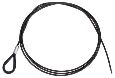 Stairville Steelwire Safety 300cm/5mm Bk