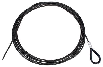 Stairville Steelwire Safety 500cm/5mm Bk