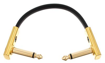 Rockboard Flat Patch Cable Gold 10 cm