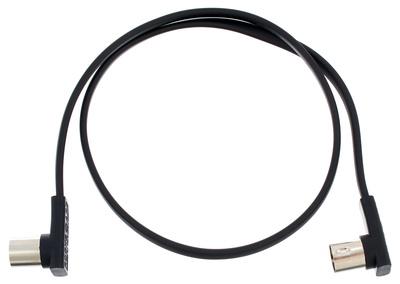 Rockboard Flat MIDI Cable 60cm Black