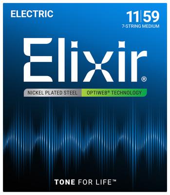 Elixir Optiweb 19106 7-String Medium