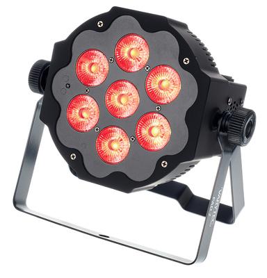 Varytec LED Pad7 7x10W 6in1 RGBAWUV BL