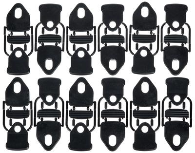 Holdon Mini Clip Black 12pcs Pack
