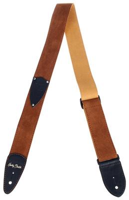 Harley Benton Suede Strap Pickholder BR