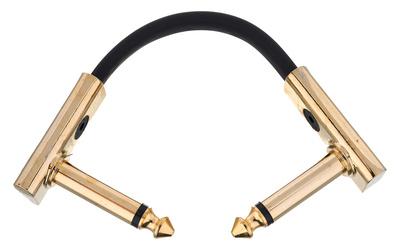 Harley Benton Pro-10 Gold Flat Patch Cable