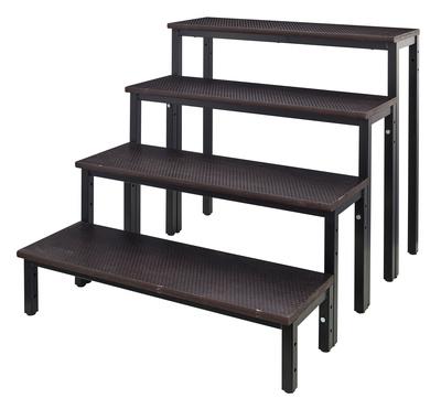 Stageworx Stairs 20 40 60 80cm Bk