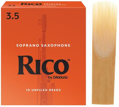DAddario Woodwinds Rico Soprano Saxophone 3.5
