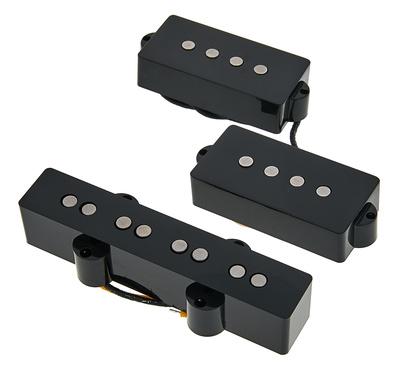 Lollar PJ-Bass Set HW bridge 4S Black