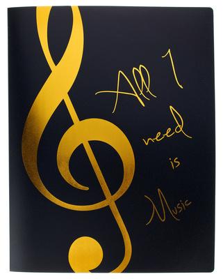 agifty Music Folder Gold Ring
