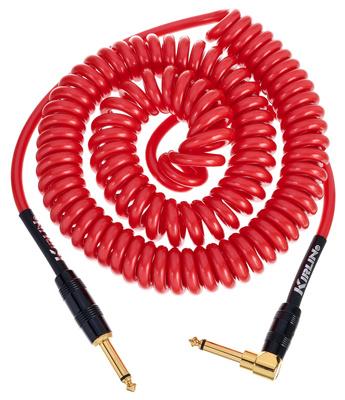 Kirlin Premium Coil Cable 6m Red